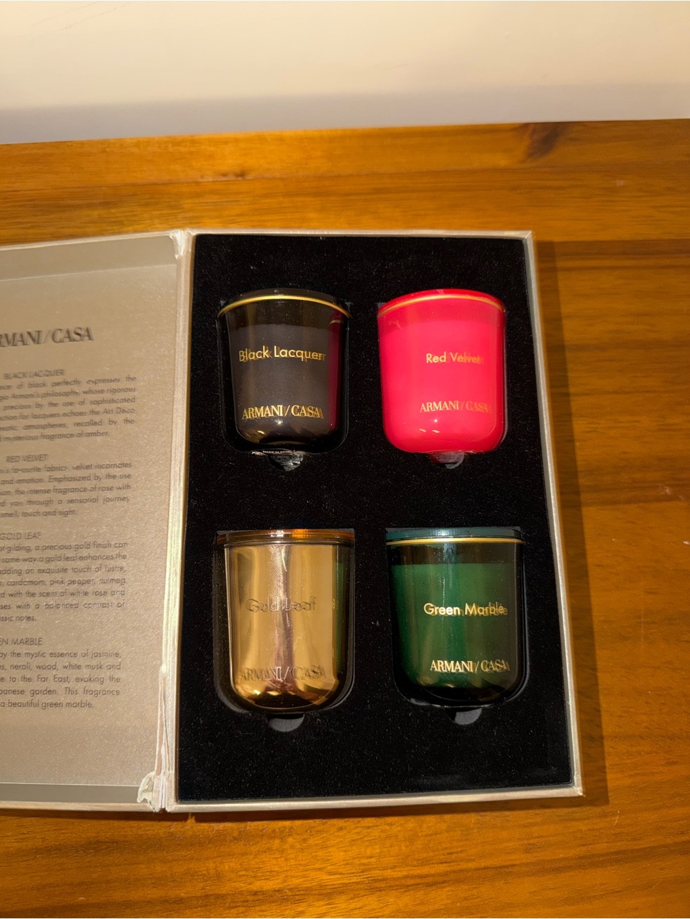 GIORGIO ARMANI / CASA - Pegasus Candle Set w/ Certificate